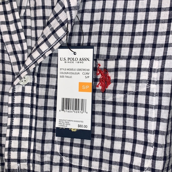 U.S. Polo Assn Short Sleeve Dress Shirt - Picture 3 of 5